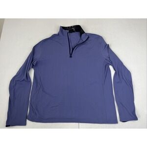 Greyson Tate Mens  1/4 Zip Pullover Sz M Purple Performance Golf Stretch Active